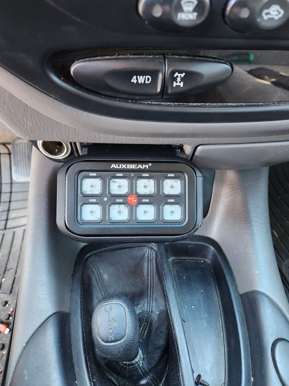 2001-2007 Toyota Sequoia/Tundra Auxbeam 6/8 Switch Panel Ashtray Mount