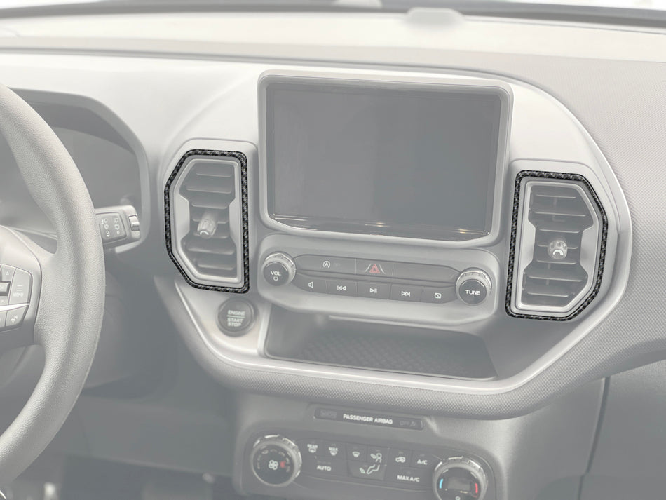 A/C Vent Surround Accent Overlays Fits 2021-2024 Ford Bronco Sport