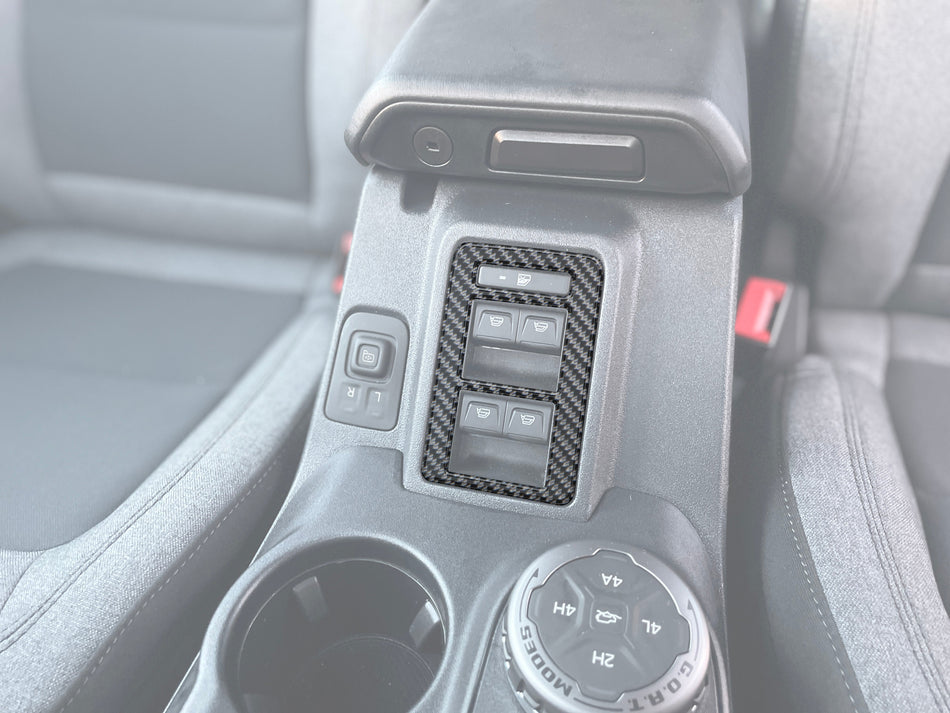 Window Control Switch Accent Overlay Fits 2021-2026 Ford Bronco