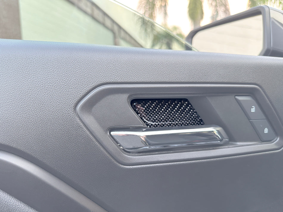 Door Handle Pocket Accent Trim Fits 2023-2026 Chevrolet Colorado/Silverado Refresh Interior