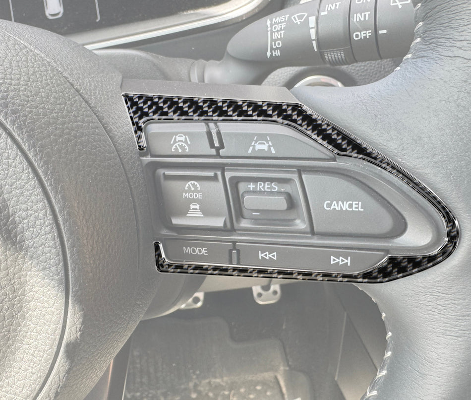 Steering Wheel Controls Accent Trim Fits 2023-2024 Toyota GR Corolla