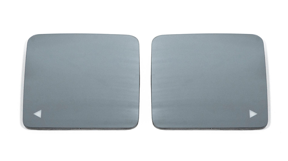 OLM Convex Mirrors with Defrosters and BSM (Chrome) - 2018+ Wrangler