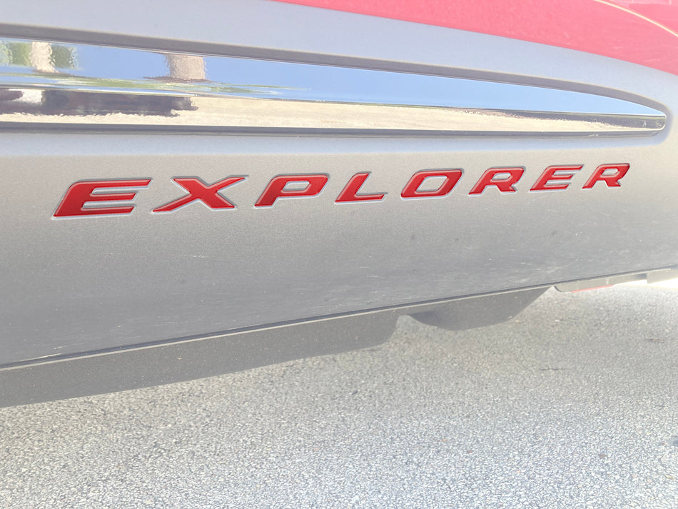 Rocker Panel Letter Inserts Fits 2020-2026 Ford Explorer