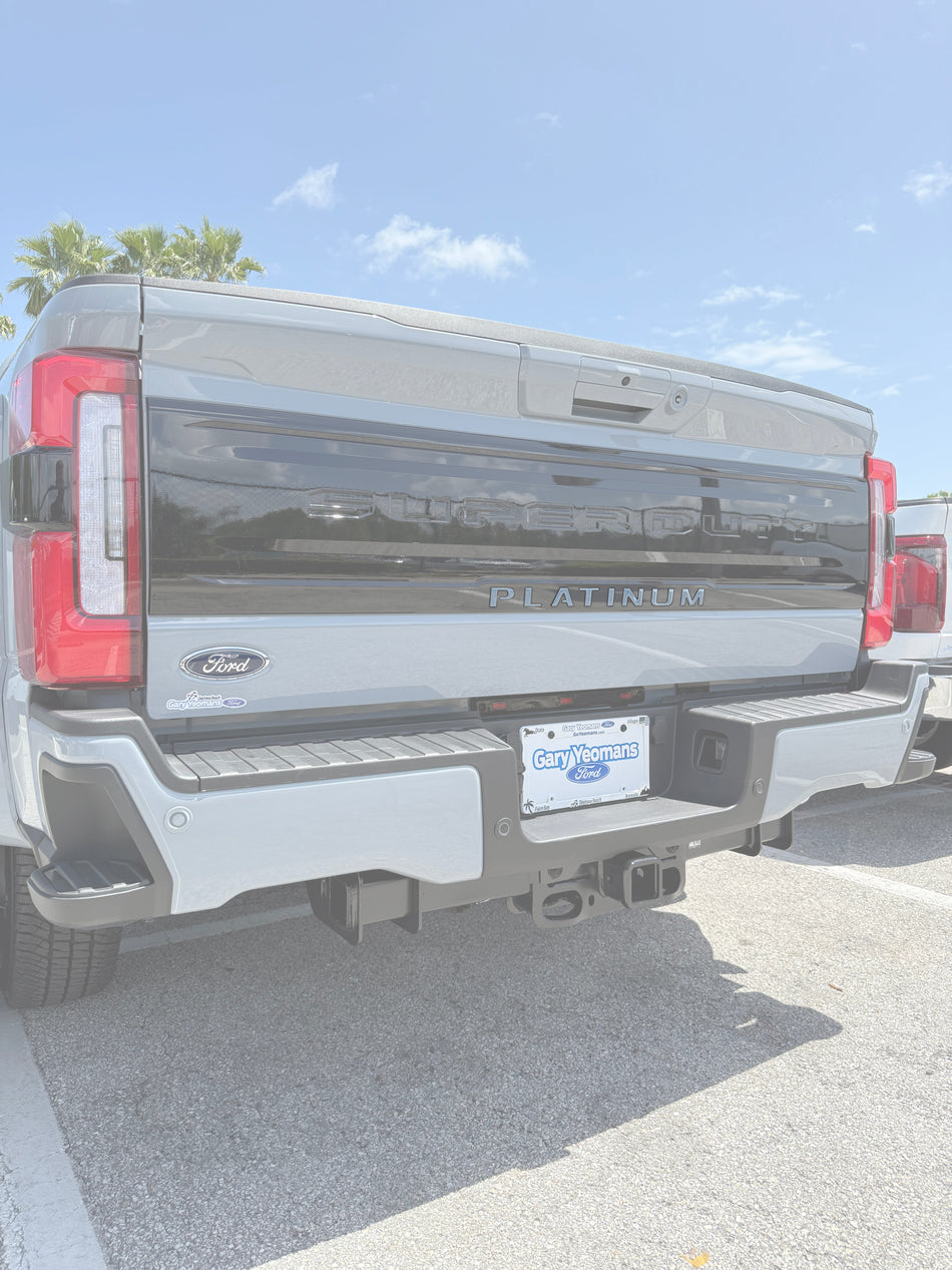 Platinum Tailgate Lettering Kit Fits 2025-2026 Ford Super Duty Platinum