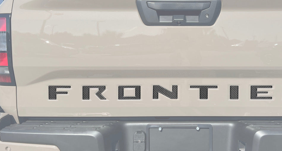 Tailgate Letter Inserts Fits 2022-2026 Nissan Frontier