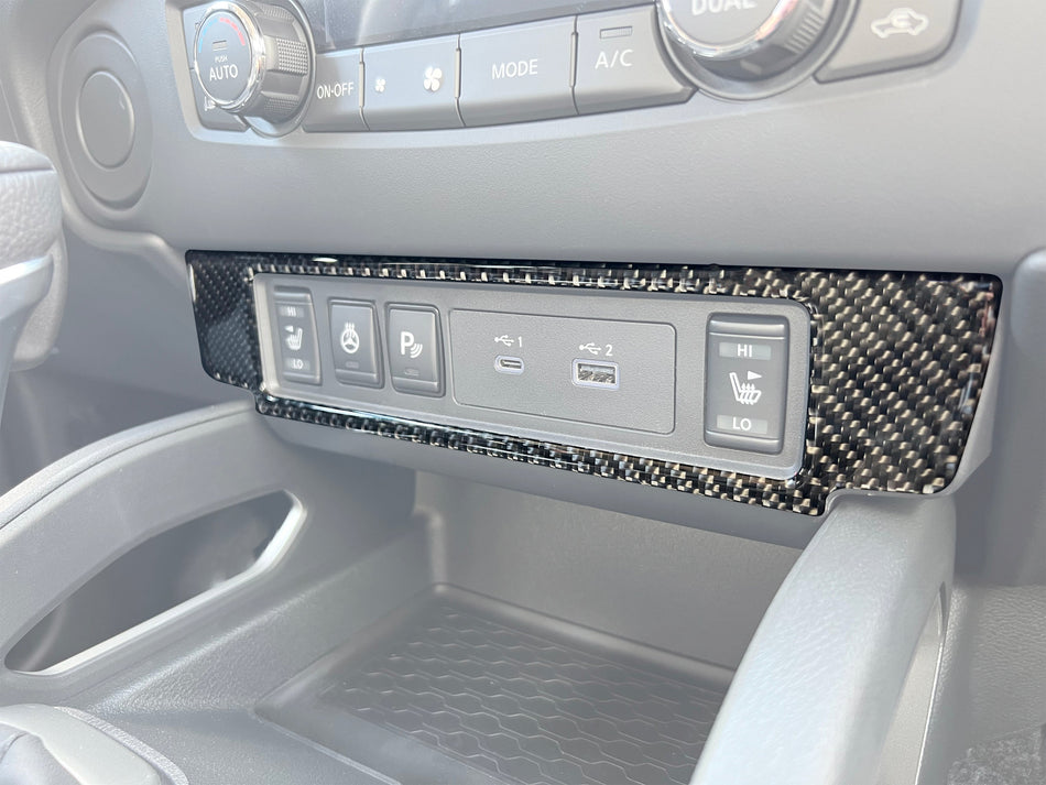 Lower Dash Accent Trim Fits 2022-2026 Nissan Frontier