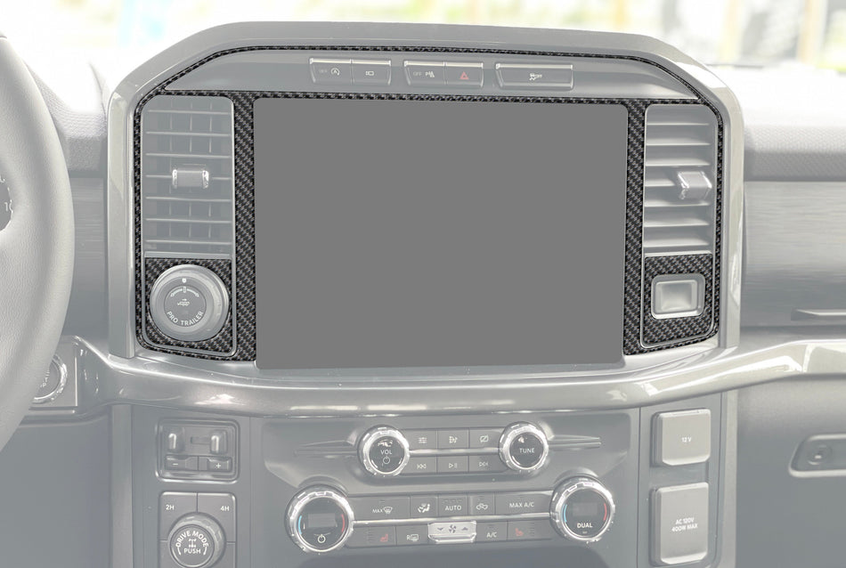 Navigation Screen Accent Trim Fits 2021-2026 Ford F-150