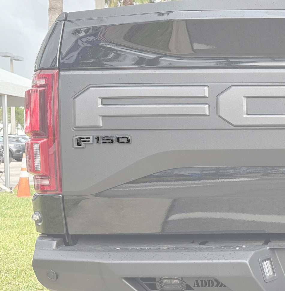 Tailgate Applique Emblem Accent Trim Fits 2017-2020 Ford F-150 Raptor/King Ranch/Platinum/Limited