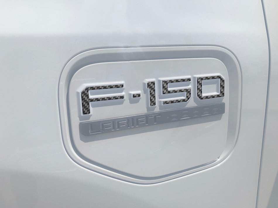 Charge Port Lid Letter Inserts Fits 2022-2026 Ford F-150 Lightning