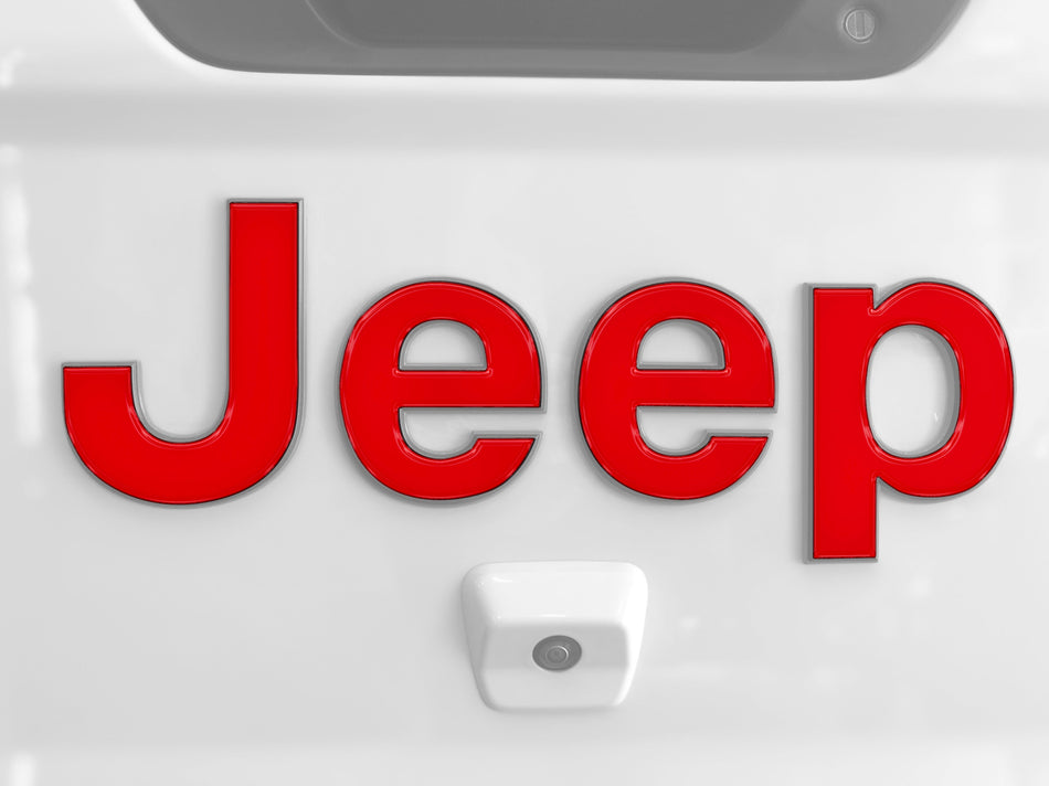 Tailgate Letter Overlays Fits 2019-2026 Jeep Gladiator
