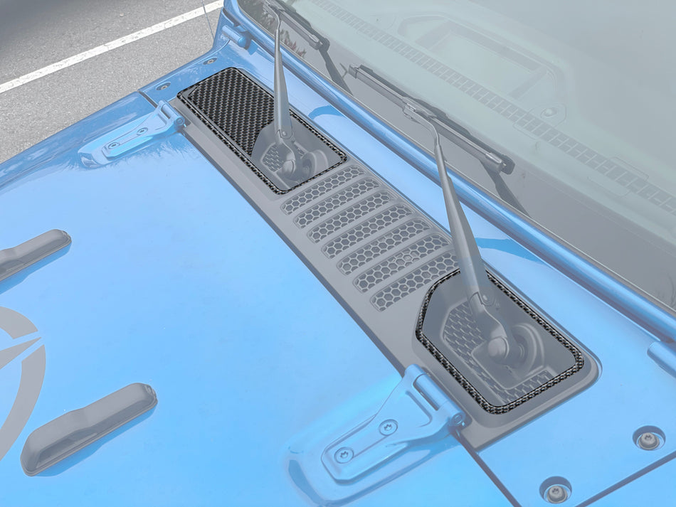 Center Cowl Accent Overlays Fits 2019-2026 Jeep Gladiator