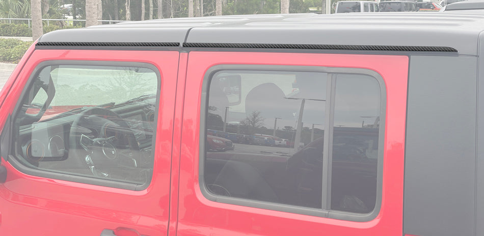 Side Roof Accent Overlays Fits 2019-2026 Jeep Gladiator