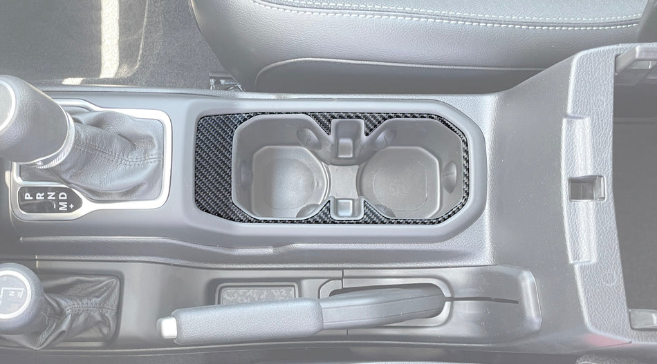 Cup Holder Accent Overlay Fits 2019-2026 Jeep Gladiator