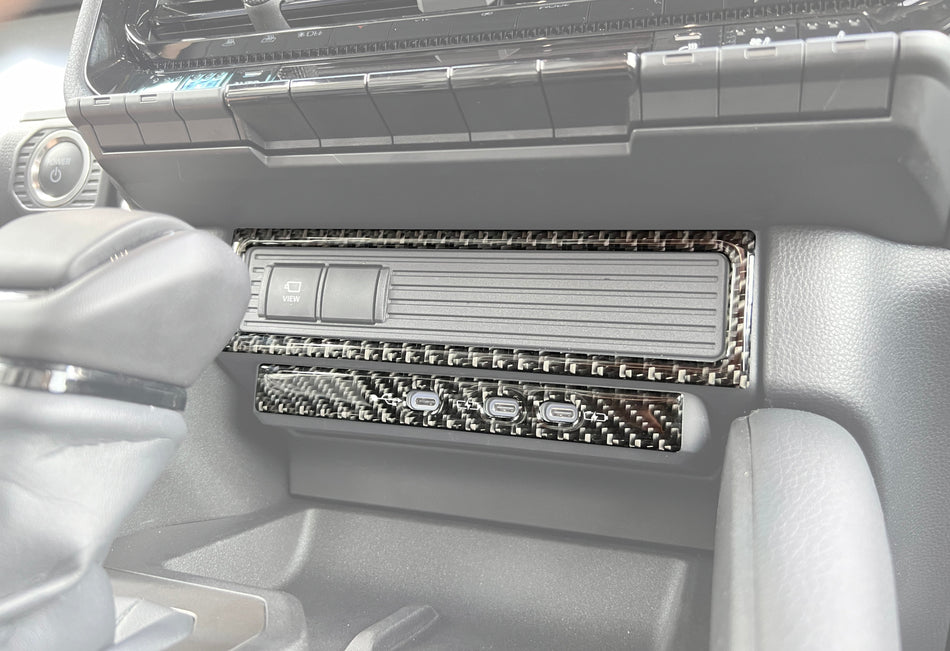 Charge Port Accent Trim Fits 2024-2026 Toyota Land Cruiser