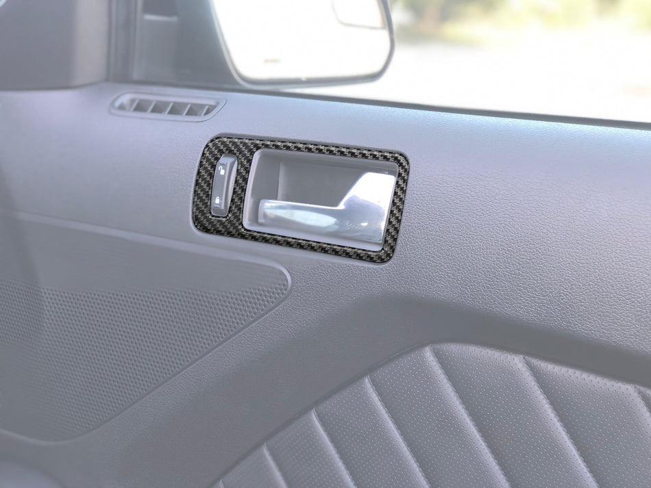 Door Handle Surround Accents Fits 2005-2014 Ford Mustang