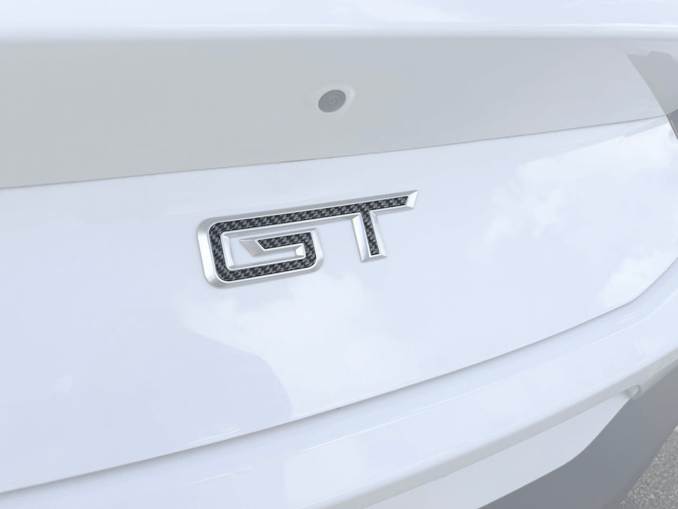 Rear GT Emblem Inserts Fits 2024-2026 Ford Mustang
