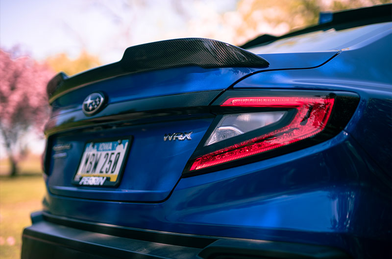 OLM Carbon Fiber Low Profile Trunk Spoiler - 2022+ WRX