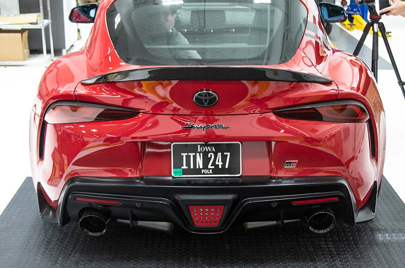OLM Carbon Fiber RV Style Rear Trunk Spoiler - 2020 Supra