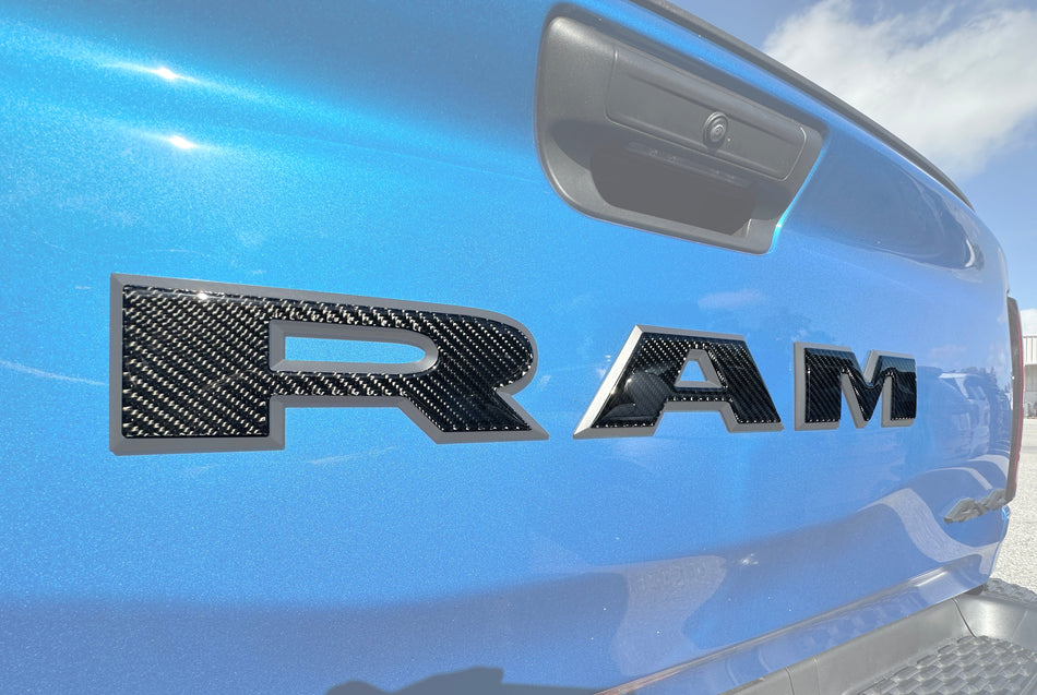 Tailgate Letter Overlays Fits 2025-2026 Ram 2500/3500