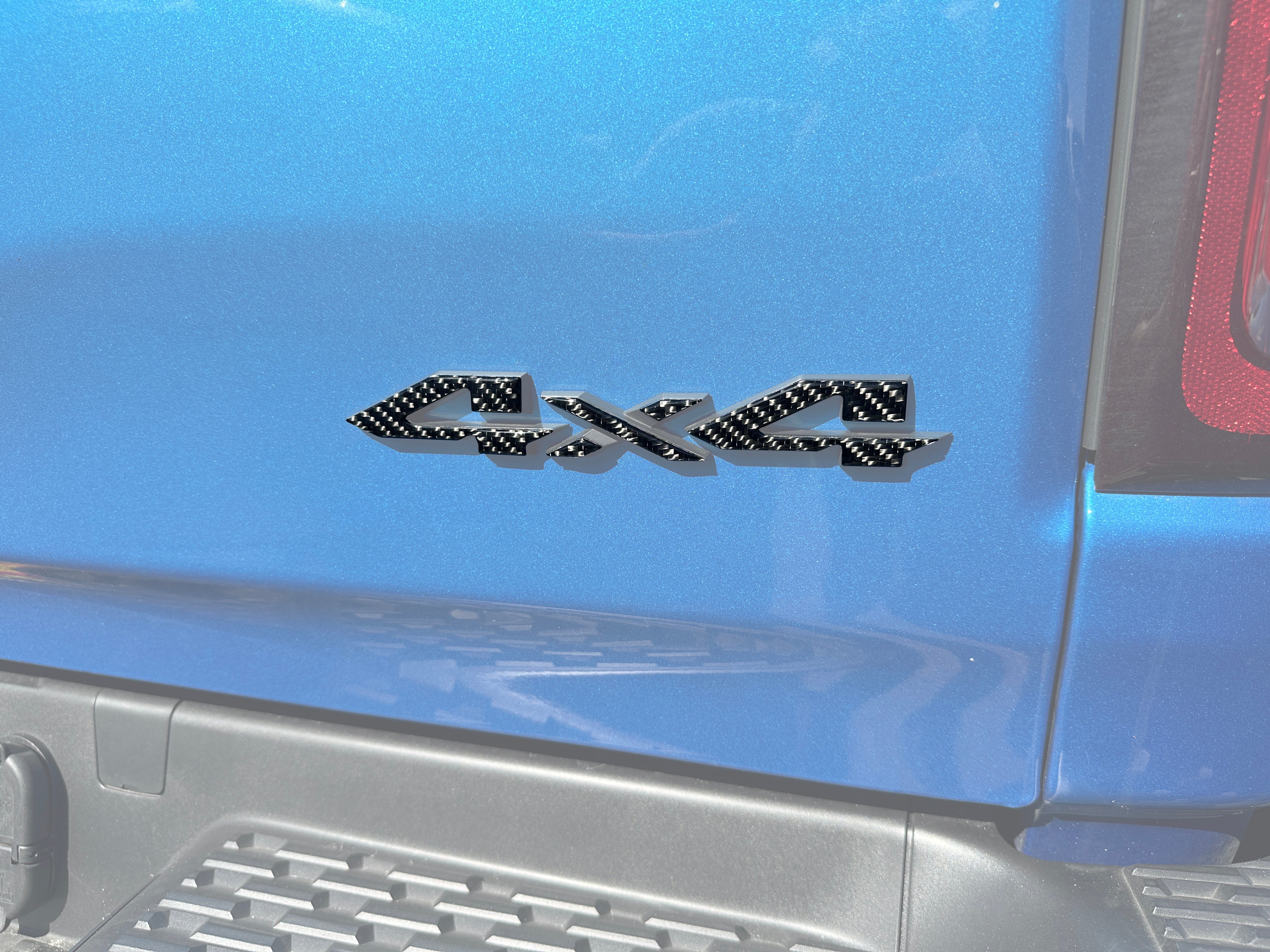 4x4 Tailgate Emblem Letter Overlays Fits 2025-2026 Ram 1500/2500/3500 ...
