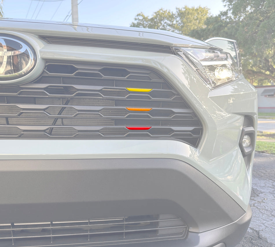Grille Line Inserts Fits 2019-2025 Toyota Rav4