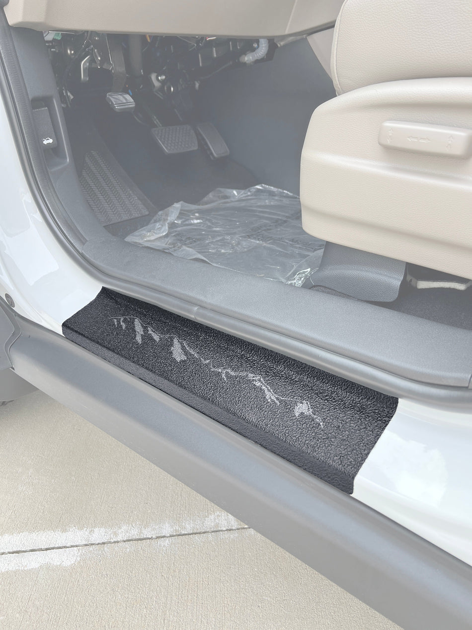 Textured Door Sill Protection Overlays Fits 2017-2026 Honda Ridgeline