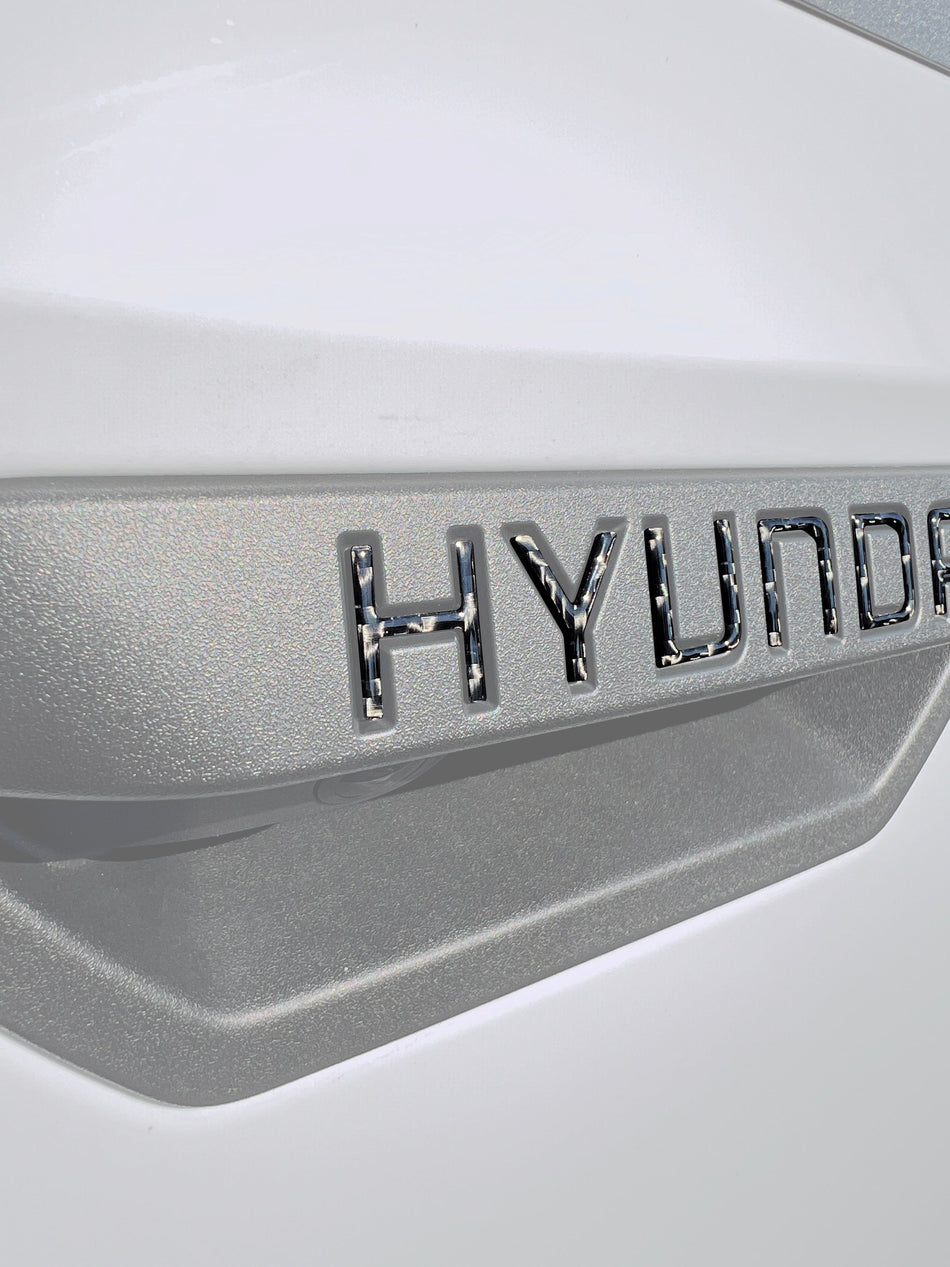 Tailgate Handle Letter Inserts Fits 2022-2026 Hyundai Santa Cruz