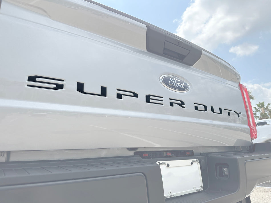 Tailgate Letter Inserts Fits 2023-2026 Ford Super Duty XL/XLT/STX/Tremor/Lariat