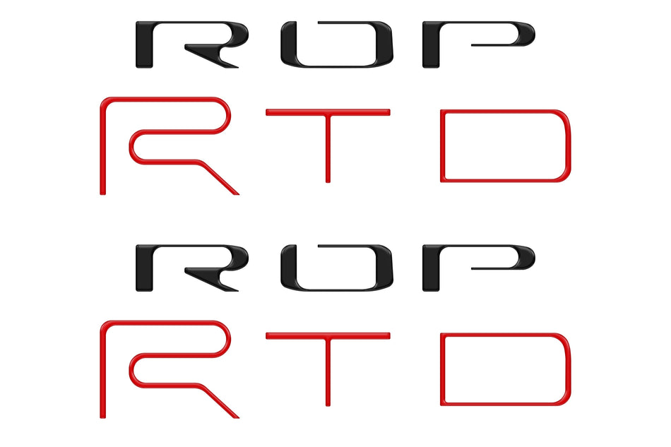 Bed Side Letter Inserts Fits 2022-2023 Toyota Tacoma TRD Pro