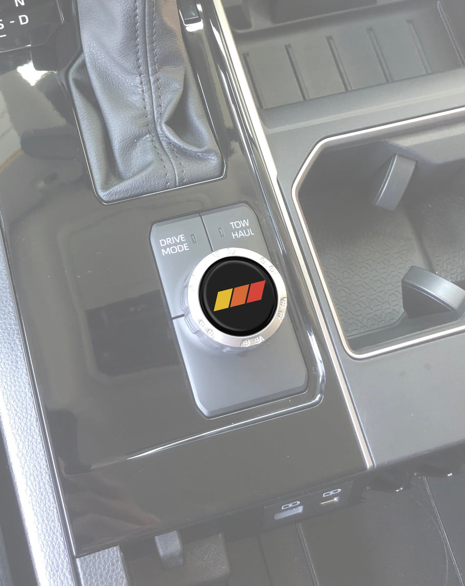 Badge for Drive Mode Selector Dial Fits 2022-2026 Toyota Tundra & 2023-2026 Toyota Sequoia