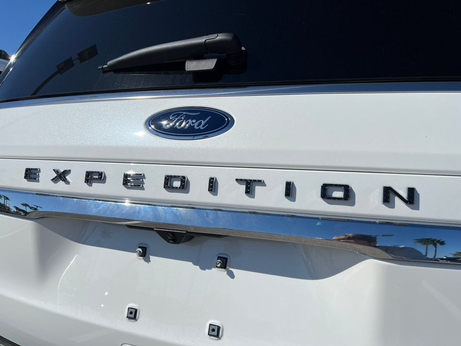 Liftgate or Hood Letter Overlays Fits 2022-2026 Ford Expedition