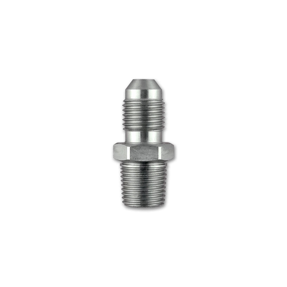 AN3 Male to 1/8" NPT Male Straight Adapter HEL Stainless Steel