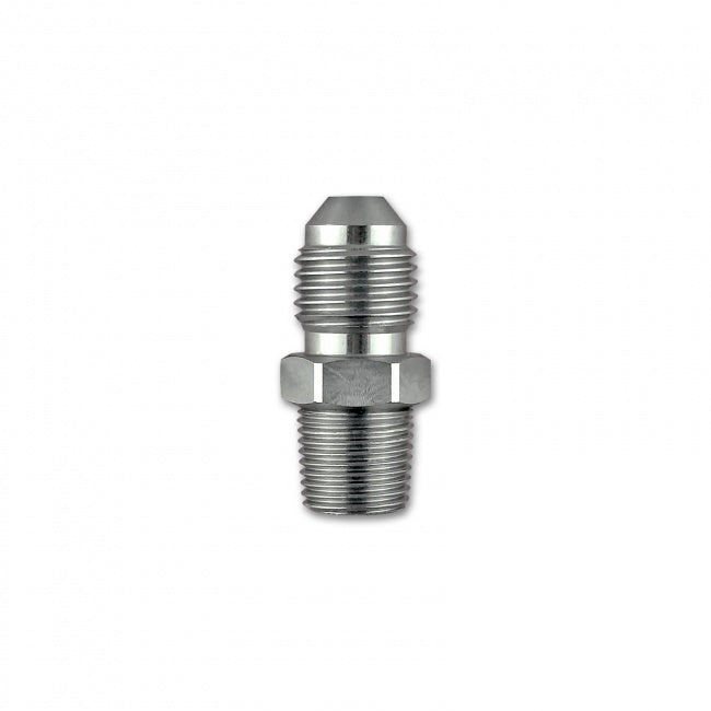 AN4 Male to 1/8" NPT Male Straight Adapter HEL Stainless Steel