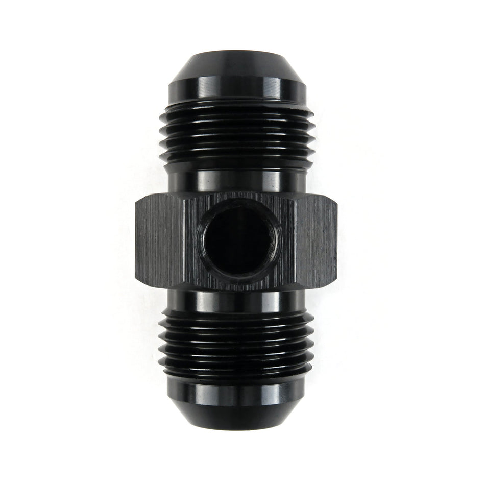 AN10 Male to AN10 Male Straight Adapter with 1/8" NPT Sensor Port HEL Aluminium