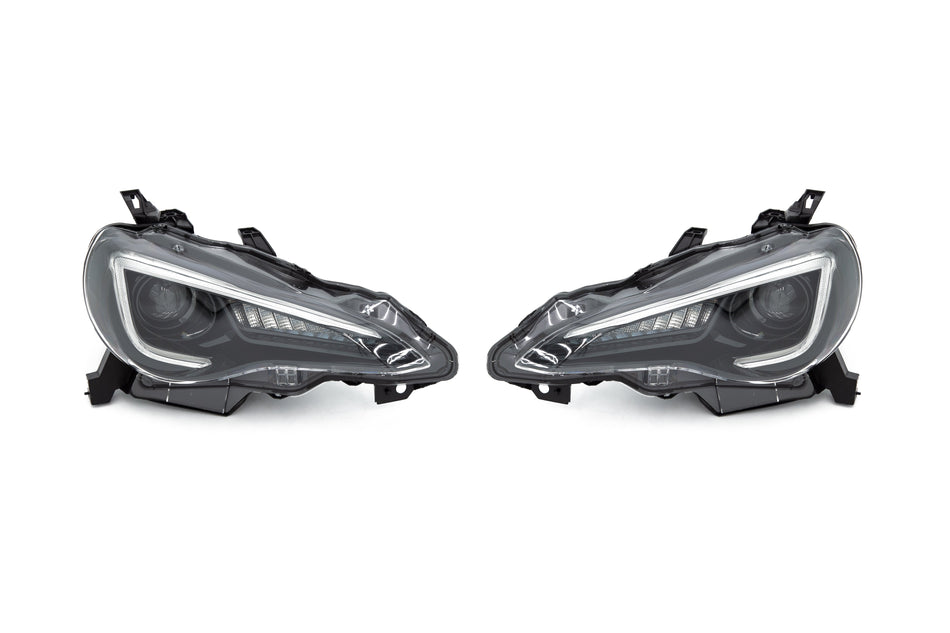 OLM Sequential Style Headlights w/ 6000k HID - 13+ FT86 / BRZ